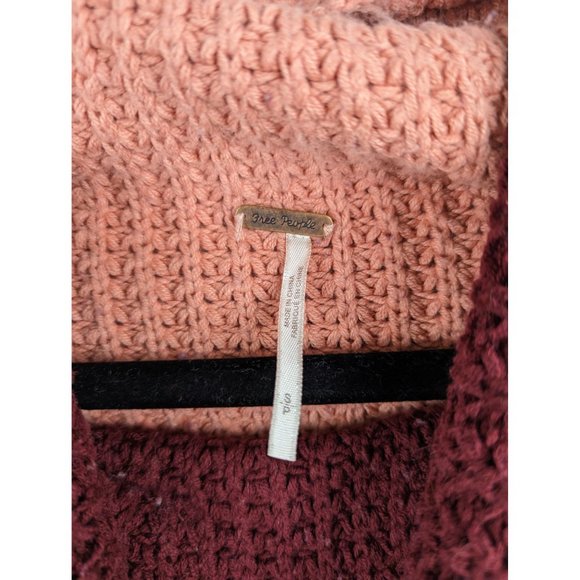 Free People Park City Colorblock Knit Sweater Size Small - Picture 4 of 9